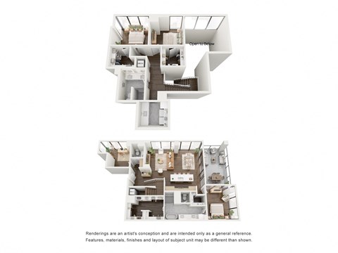 Floor plan for 3 beds, 2.5 baths, 2711 sqft